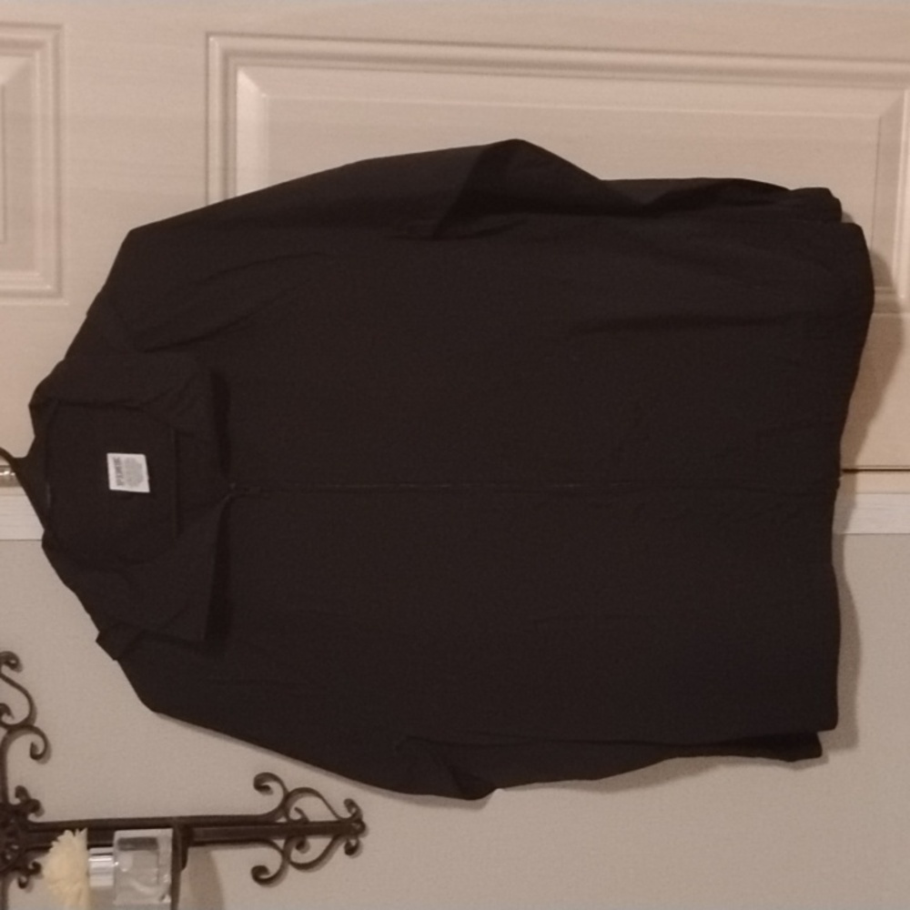 NWOT VS PINK Lightweight Black Full Zip Windbreaker Jacket Size S/M